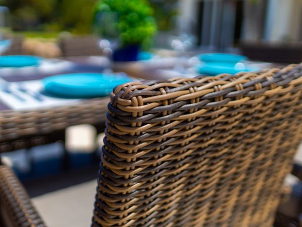 Tuscany 16 Piece Outdoor Patio Furniture Combination Set in Brown - Image 7