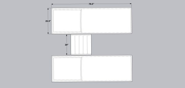 Belvedere 3 Piece Brushed Aluminum Outdoor Chaise Lounge Chair Set - Image 2
