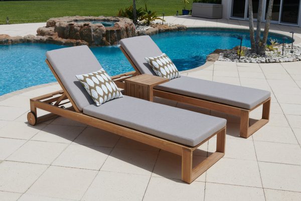 Laguna 16 Piece Outdoor Patio Furniture Combination Set in Teak - Image 4